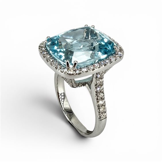 Anillo Casciola Gioielli Mujer ACQUAMARINA in Oro Acquamarina 12.19 Ct AN.ACQ-2112 - AN.ACQ-2112